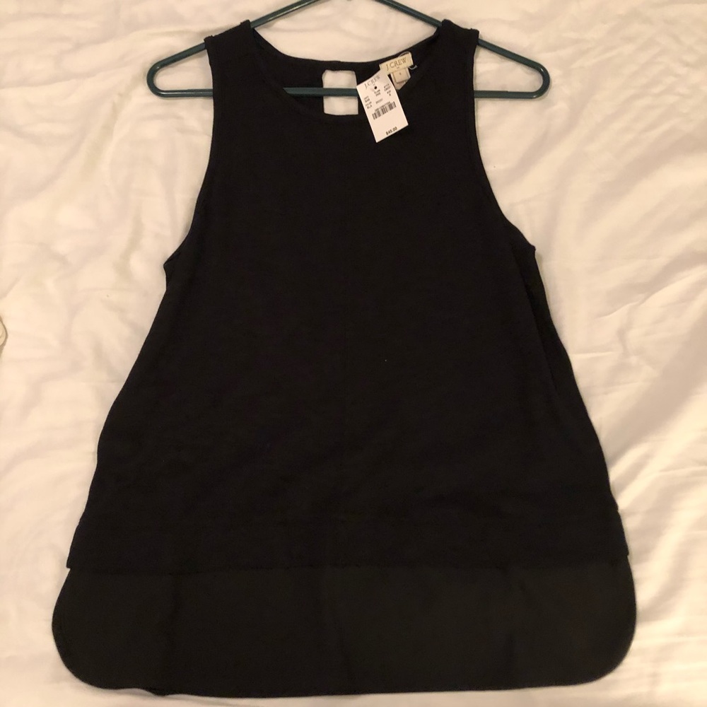 Brand new J crew black tank